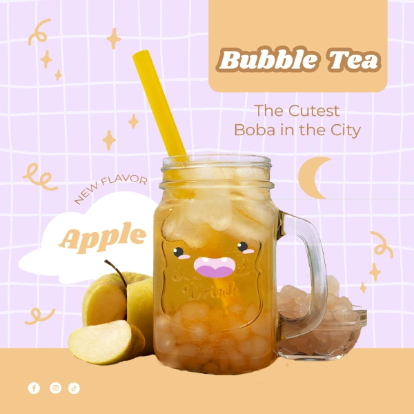 Apple Bubble Tea
