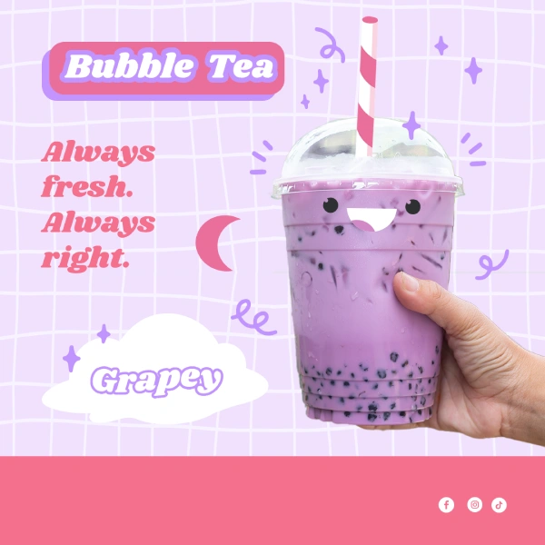 Grapey Bubble Tea